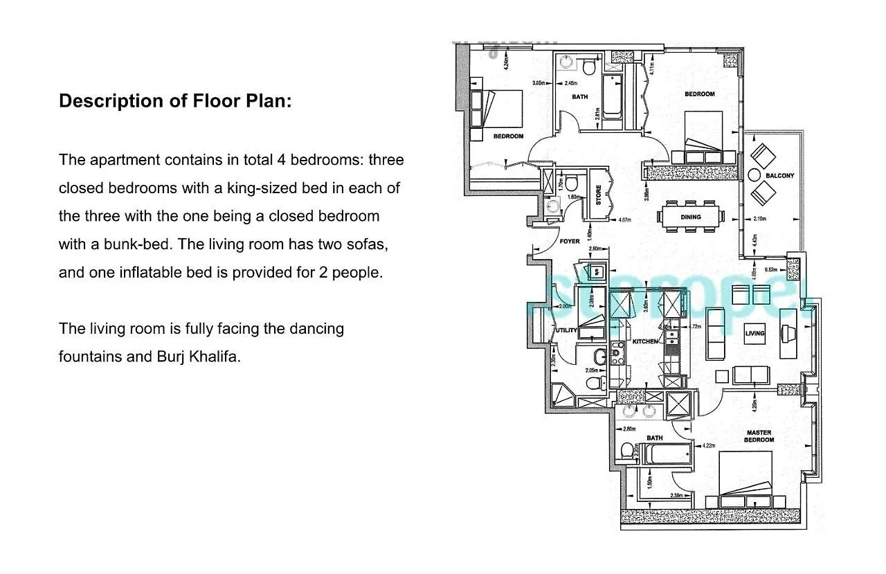 Elite Royal Apartment | Burj Residences Tower 5 | Gold Dubaj
